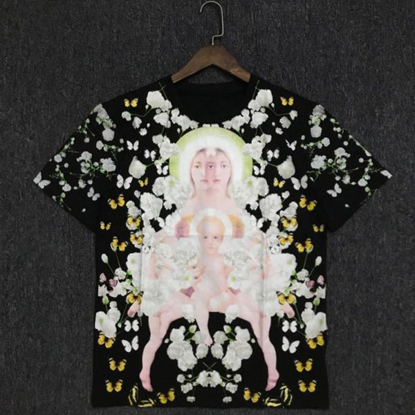 

20ss моды известный дизайнер мужские футболки летние повседневные пары короткие рукава высокого качества удобные crew neck мужчины женщины ф, White;black