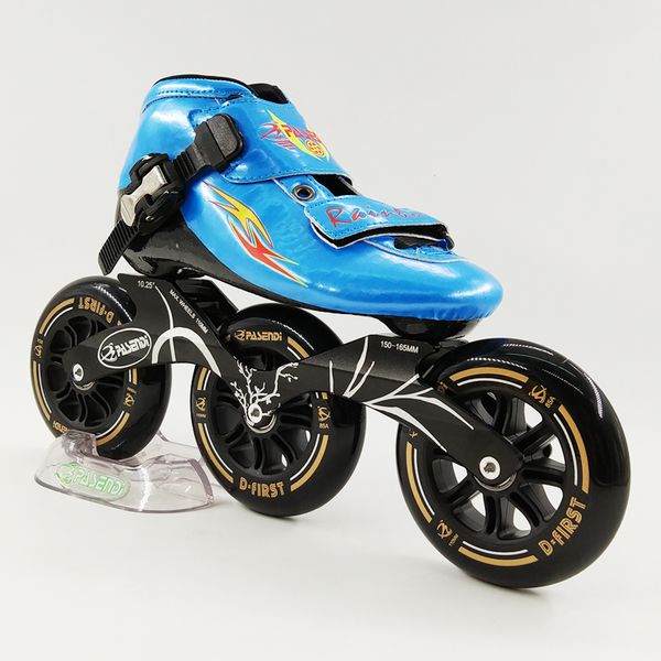 

speed skates 3 rodas wheels roller skate 3x110 racing inline skating kids skates shoes patines women men boots