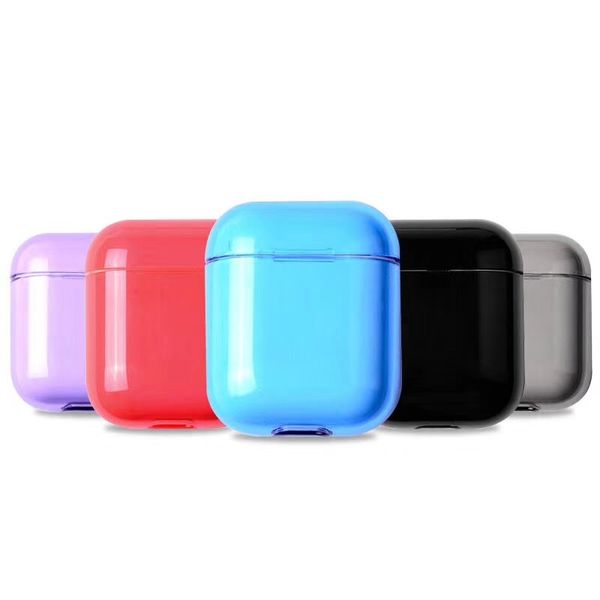 

wireless bluetooth earphone cover for apple airpods cases hard plastic ultra thin protector airpod cover earpod case anti-drop 6 colors