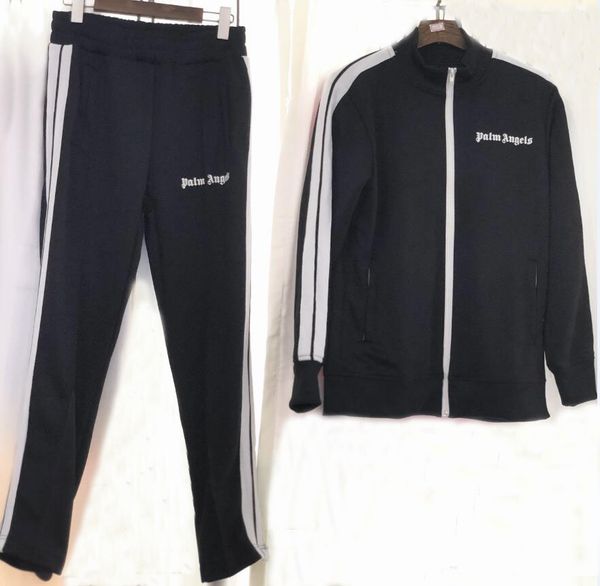 

2019 new palm angel jacket women men 1 1 autumn winter treetwear ca aul palm angel ribbo exclu ive draw tring jacket, Black;brown