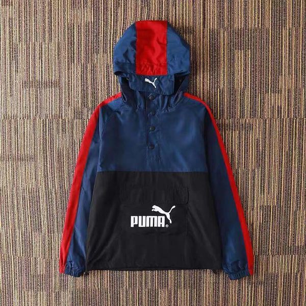 

puma pm пара одежда осень и зима новые любители моды куртка корейская версия соответствия цвета модная куртка 988653hq6i, Black;brown
