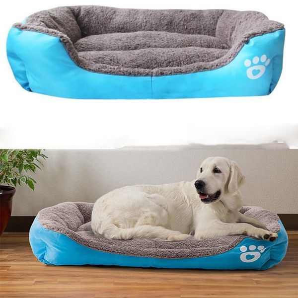 

s-3xl) большая кровать 3цвета pet cat собак теплый cozy dog house мягкий флис nest собак корзинки дом mat осень зима водонепроницаемый пито