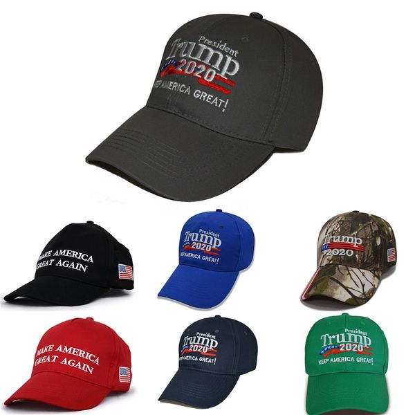 

donald trump 2020 hat women men flag baseball cap keep america great hats 3d embroidery letters camo snapback d22602 #435, Blue;gray