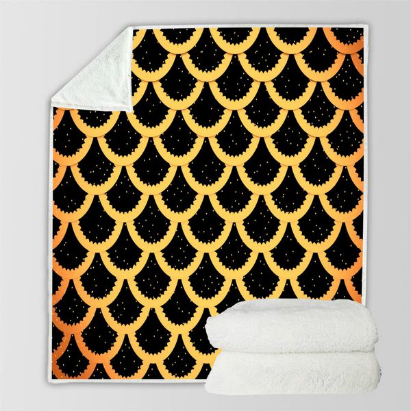 

drop shipping throw blanket 3d printed mermaid for sofa bed velvet plush sherpa fleece blanket microfiber couch cover bedspread