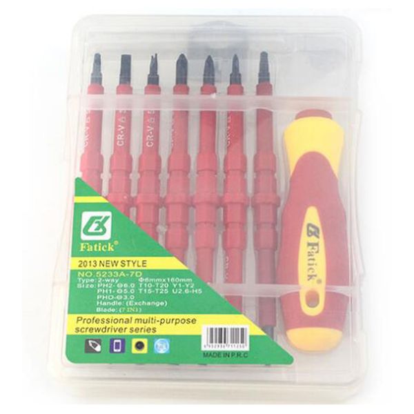 

7pcs electronic insulated hand screwdriver tools accessory set
