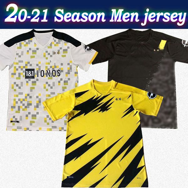 

17 haaland home soccer jersey 2020-2021 #7 sancho away black soccer shirt 2021 #11 reus 3rd white football uniform 20-21, Black;yellow