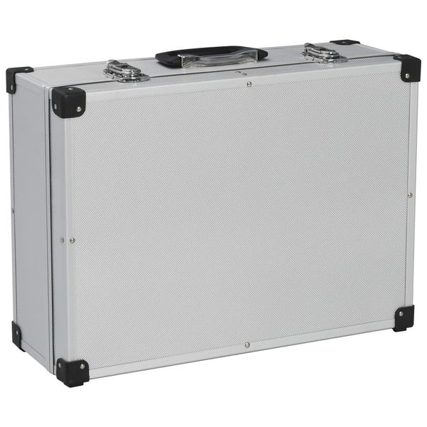 

tool case silver aluminum 46x33x16 cm common tools
