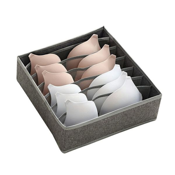 

bra storage bags 7pcs waterproof foldable orangizer bag closet wardrobe drawer finishing container travel storage underwear bag