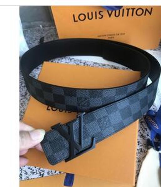 

classical designersmens belt with box luxury s letter 3.8cm buckle belts for women otguccissman waist belt, Black;brown