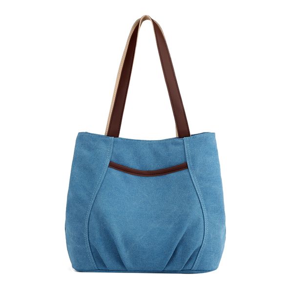 

ladies canvas casual shoulder bag tote bag cotton travel tote purse