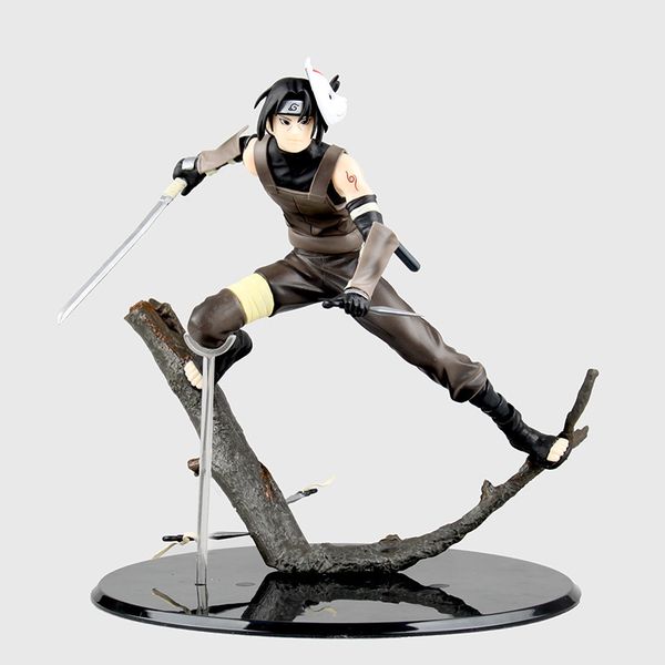 

21cm naruto shippuden gem uchiha itachi tree dark ver action figure pvc model kids collection toys brinquedos dropshipping doll t200321
