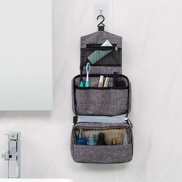 

new travel cosmetic bag portable large capacity hanging toiletry bag makeup bathroom and shower organizer beauty
