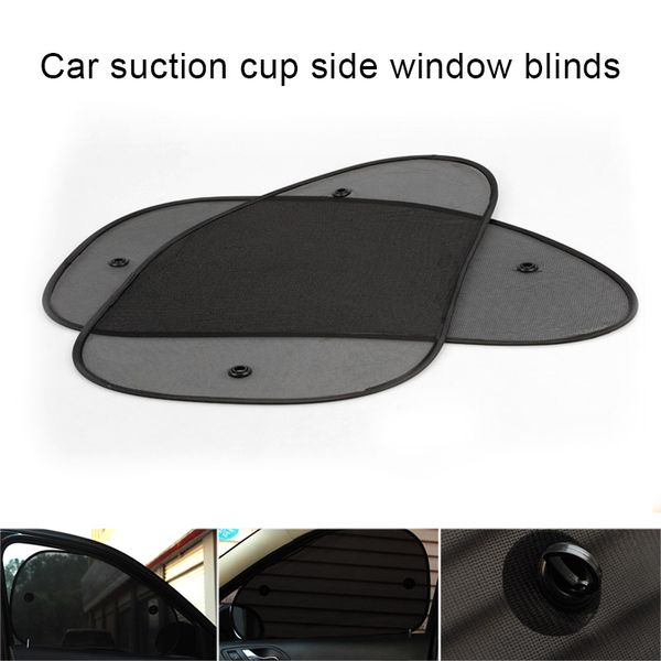 

new 1 pair car side window sun shade mesh cover uv protector shield curtain for car suv