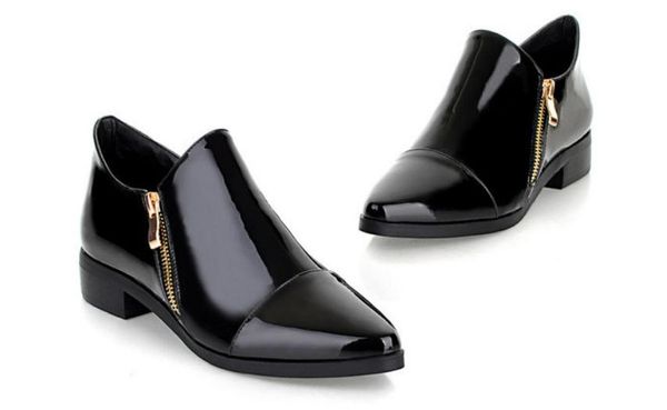 

2019 women's shoes in spring and autumn with new style low heel pointed end @286, Black