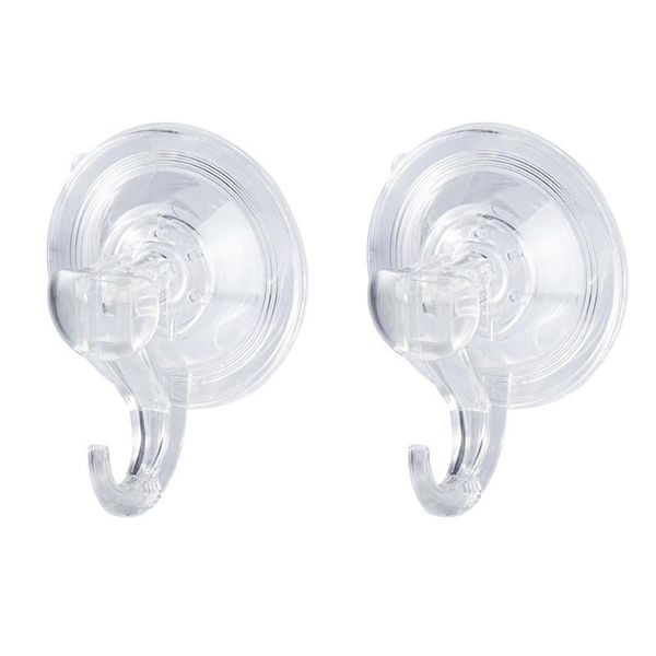 

2 pcs suction cup hook punch-wall hook clothes hanger for living room bathroom