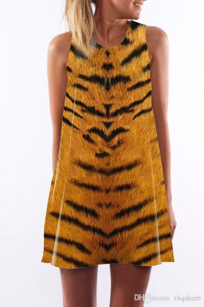 

women dress summer crew neck summer sling sleeveless hip wrap elegant lady tiger skin pattern skirt casual pencil dresses size s-xl, Black;gray