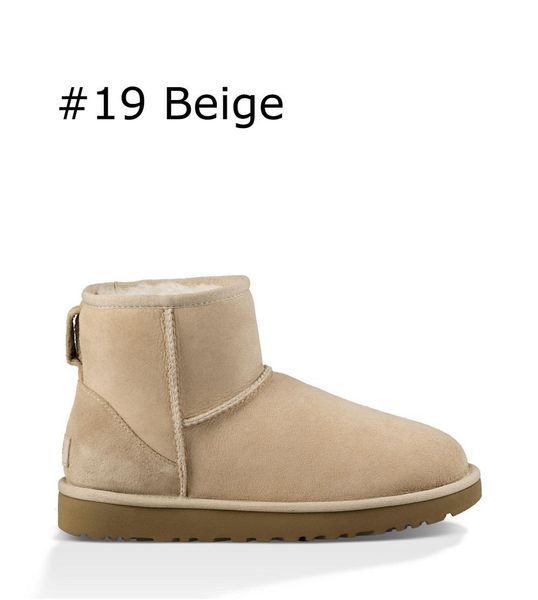 

2019 designer women winter snow boots fashion australia classic short bow boots ankle knee bow girl mini bailey boots shoes u, Black