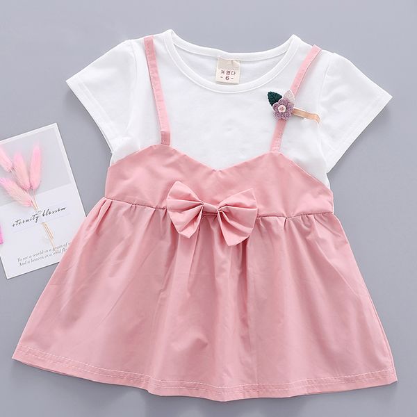 

Baby Girl Dresses Infant Girl Summer Clothes Bow Patchwork Baby Girl Dresses Birthday Boutique Kids Clothing Girls Dress, Green