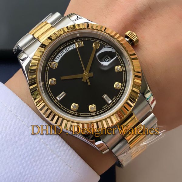 

дизайнерские часы 118238a золото day-date браслет из нержавеющей стали 316l браслет автоматические наручные часы day-date механические часы, Slivery;brown