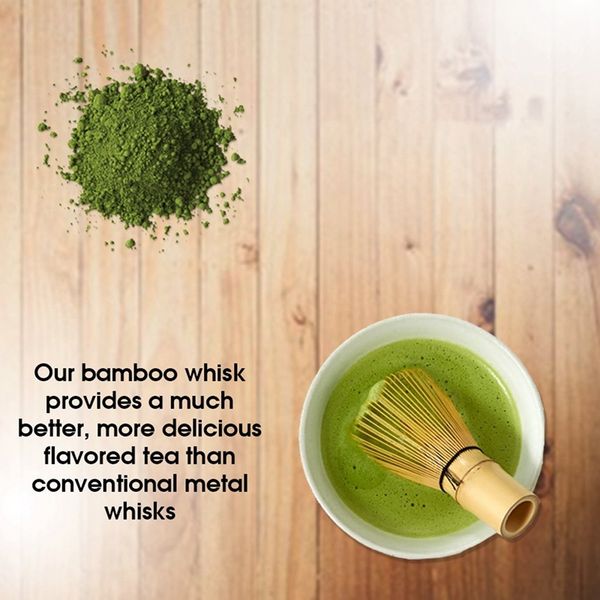 

matcha whisk set bamboo matcha tea set of 4 including 100 prong matcha whisk (chasen), traditional scoop (chashaku), tea spoon