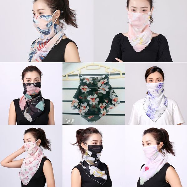 

b5sod liva men punk style printed ring bandana scarf multifunctional seamless face mask tube headband scarf girl women, Black