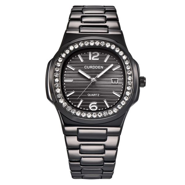 

горячие продажи мужские роскошные часы автоматическая дата полный часы из нержавеющей стали sport life водонепроницаемый кварцевые наручные, Slivery;brown