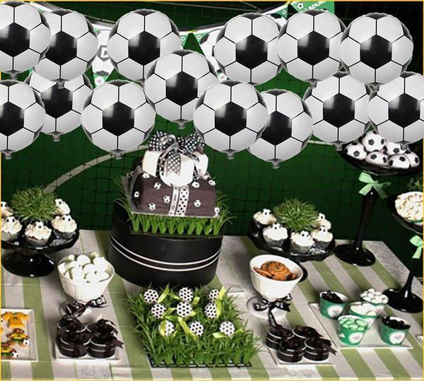 Creative Soccer Shaped Foil Mylar Balloons For Party Decoration 18