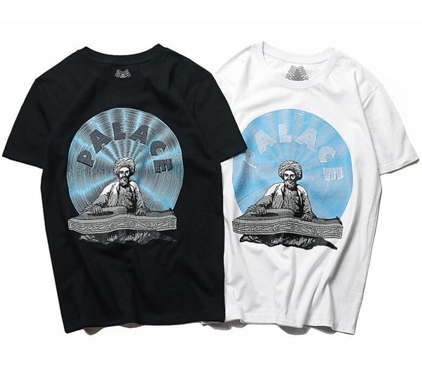 

дизайнерская футболка дворцы высокое качество уличная мода арабский принт роскошные футболки мужская и женская одежда толстовка новый список, White;black