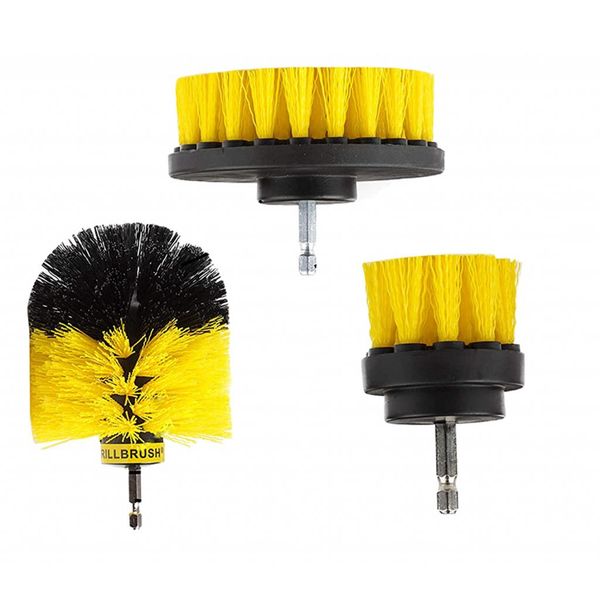 

3 шт дрель scrub щетка плитки ванна покрытие для кухни чистящие средства щетки 2-4inch