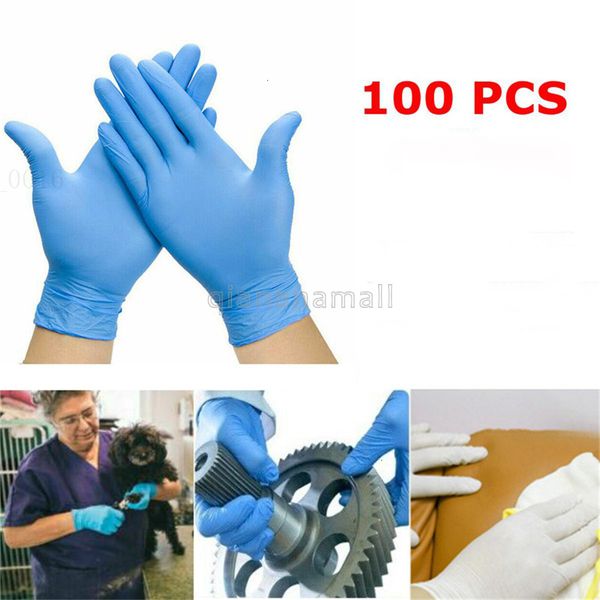 

fedex in stock pvc clear disposable gloves, powder latex disposable non-sterile glove 100pcs 0
