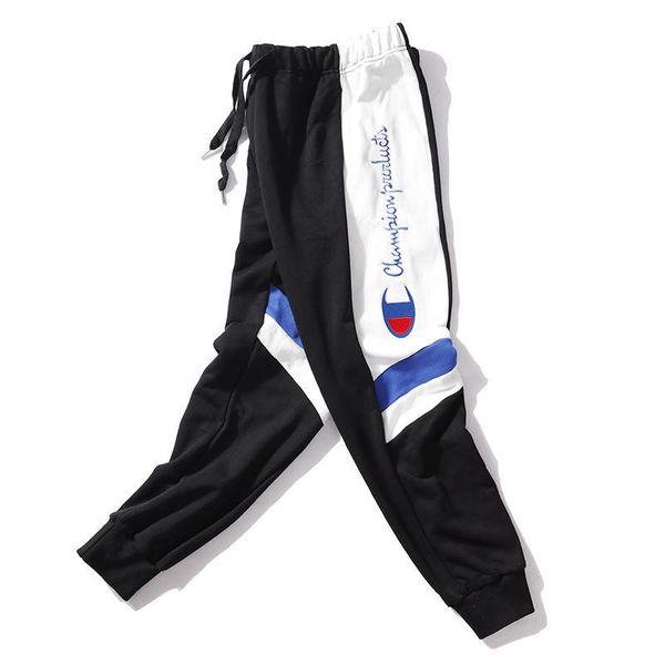 

2019 men jogger pants mens womens brand pants couples outdoor sports pants full length joggers, Black