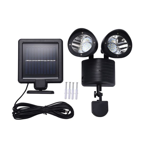 

outdoor lamp light 22 led dual head solar motion sensor g decoration lamp solar security light
