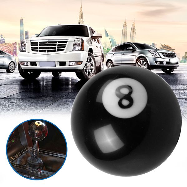 

interior universal easy use acrylic wearproof with adapters shift knob accessories 8 ball modification auto gear manual car