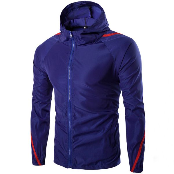 

new spring summer jacket men fashion hooded mens sportswear windbreaker outerwear zipper thin coats 8838, Black;brown