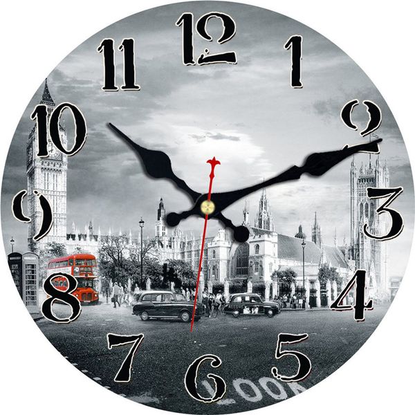 

shabby chic,antique wall watch,street view clock,clock house