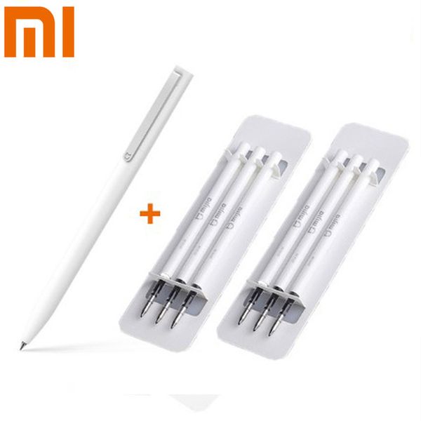 

original mijia sign pen mi pen 9.5mm signing premec 0.5mm smooth switzerland refill mikuni japan ink black gift