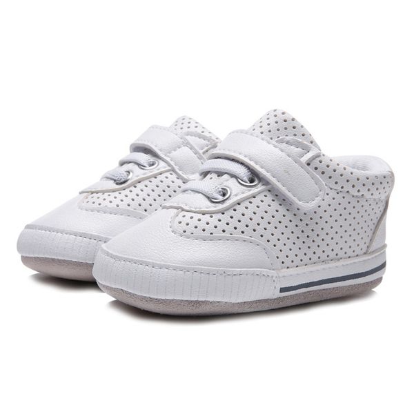 

0-12months 0-18months white casual toddler boys girls crib soft sole shoes breathable first walker