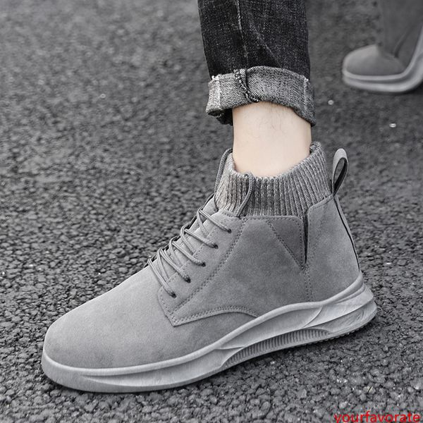 

2019 new designer snow winter boots classic men women tall high for winter black white grey fashion wholesale sneakers size 39-44