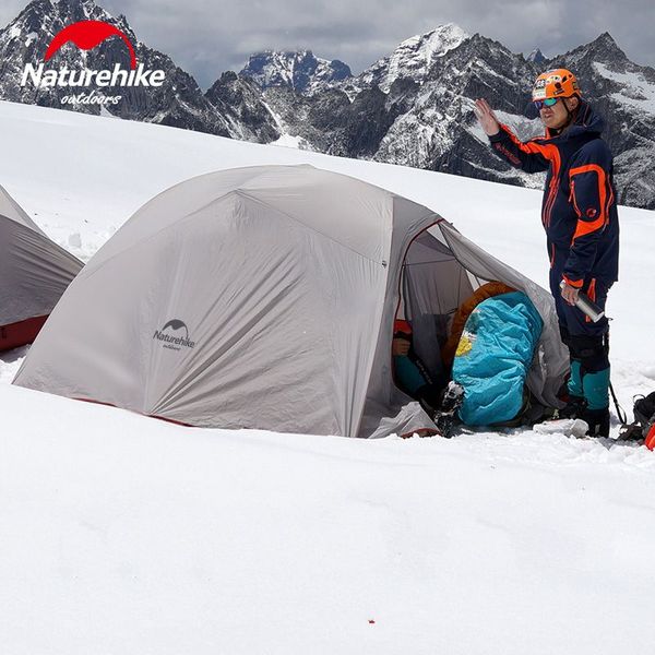 

tents and shelters naturehike outdoor camping tent 2 3 person waterproof double layer winter 4 season hiking tourist 1 ultralight