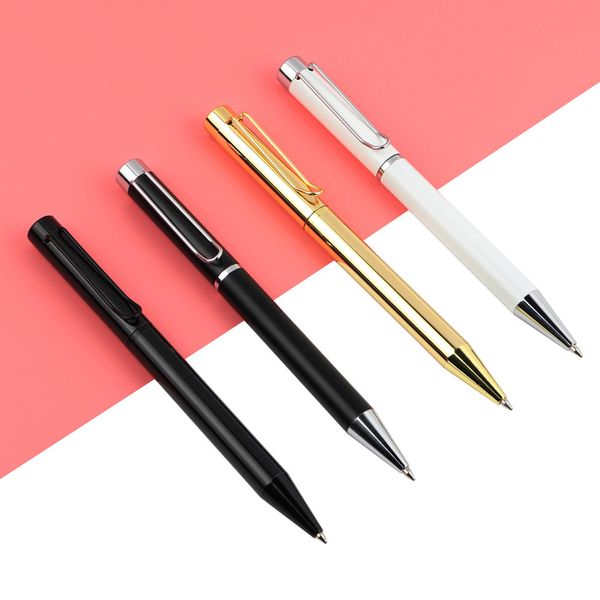 

genkky 1pcs metal heavy ballpoint pen 0.7mm blue/black ball promotion gift pen for office & school unisex, Blue;orange