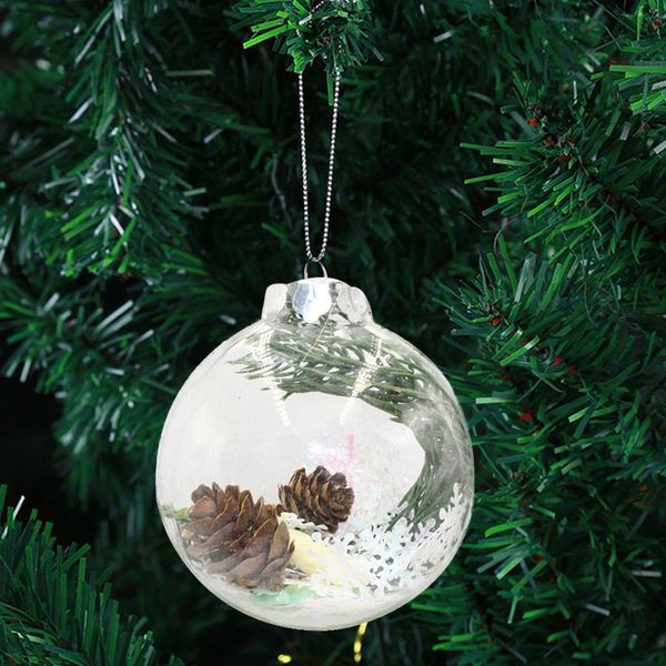 

2 pcs christmas tree ball plastic xmas tree pendant hanging ozdoby choinkowe home ornament christmas decoration baubles ball
