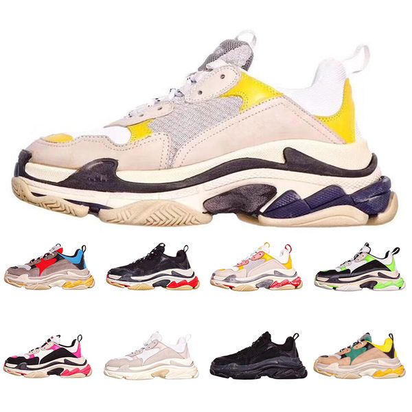 

2019 Fashion Designer sneakers Paris Triple S Casual Sports Shoes Best quality Chaussures Fashion Dad Sneakers 36-45