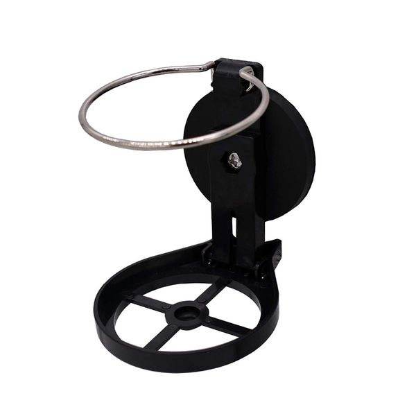

magnetic cup holder for vertical surfaces. attach it to any ferrous metal