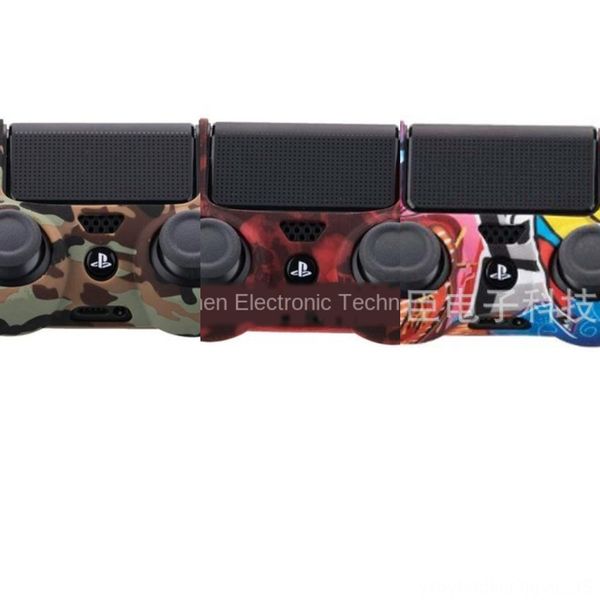 

v7m47 zomsilicone camo protective skin case for caps dualshock 4 ps4 ds4 pro slim controller thumb grips joystick sony