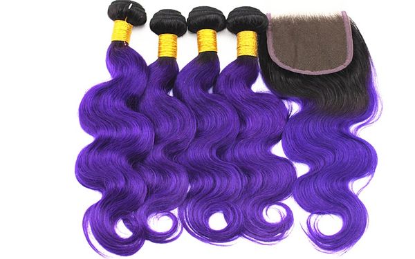 Brazilian Body Wave Hair Extensions With Closure Peruvian Virgin