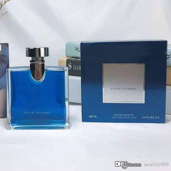 

для продажи парфюмерии ароматизаторов мужчин лучшее качество синий pour homme 100ml edt 3.4fl.oz.us parfum прочного аромат бесплатная достав