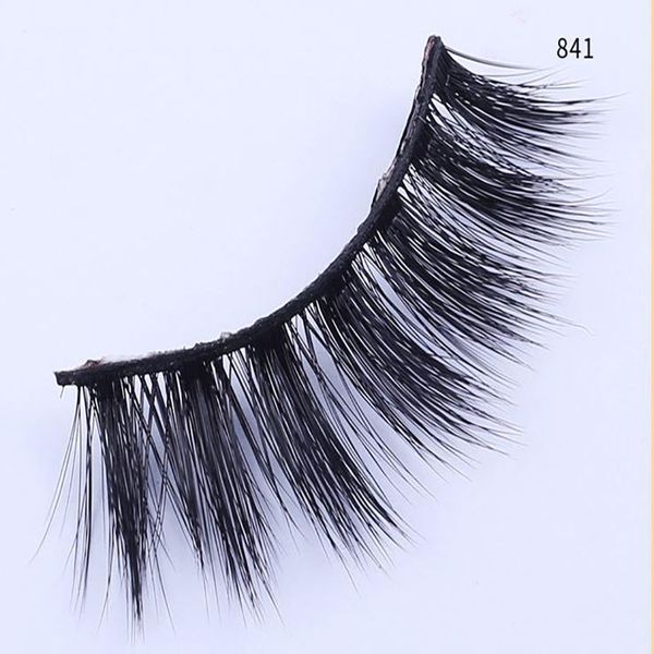 

1pairs 3d false eyelashes mink extension tools maquiagem handmade full strip individual fake lashes magnetic mix natural long