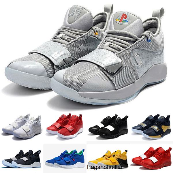 

boys pg 2.5 playstation shoes wolf grey for sales paul george kids men women basketball shoes store, Black