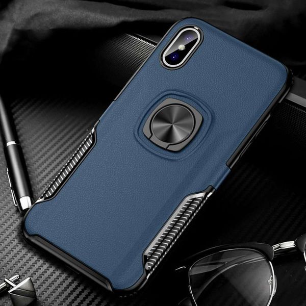 

leather armor case for samsung s10e leather ring case metal ring car magnetic stand silicone for samsung s10 designer phone case