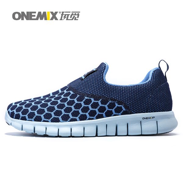 

onemix casual sport shoes breathable mesh upper running shoes for men women